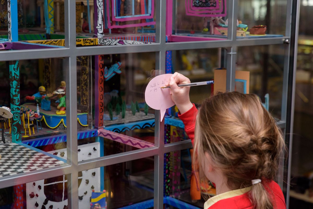 Children were involved in testing the architects’ designs for the revamped galleries © Victoria and Albert Museum, London