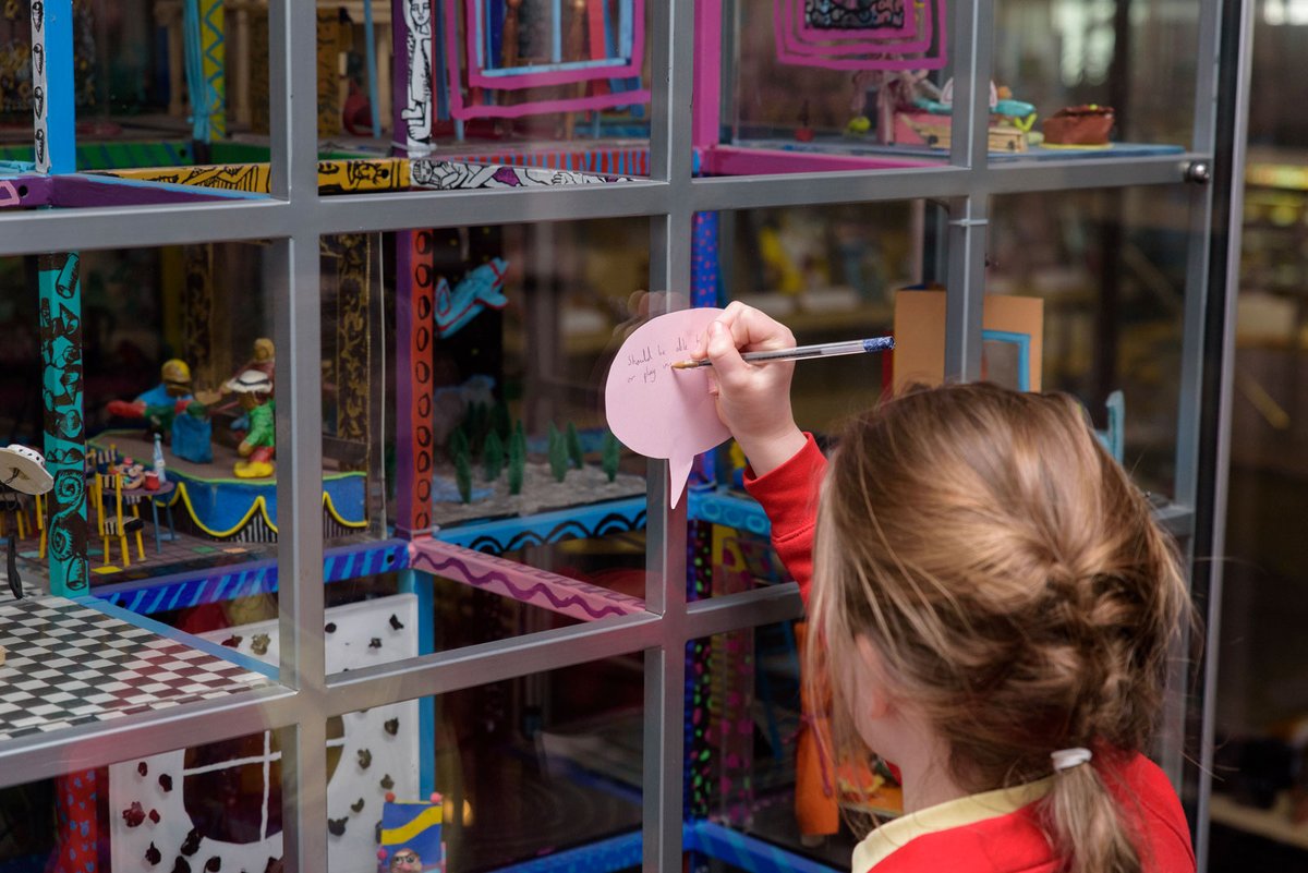 Children were involved in testing the architects’ designs for the revamped galleries © Victoria and Albert Museum, London
