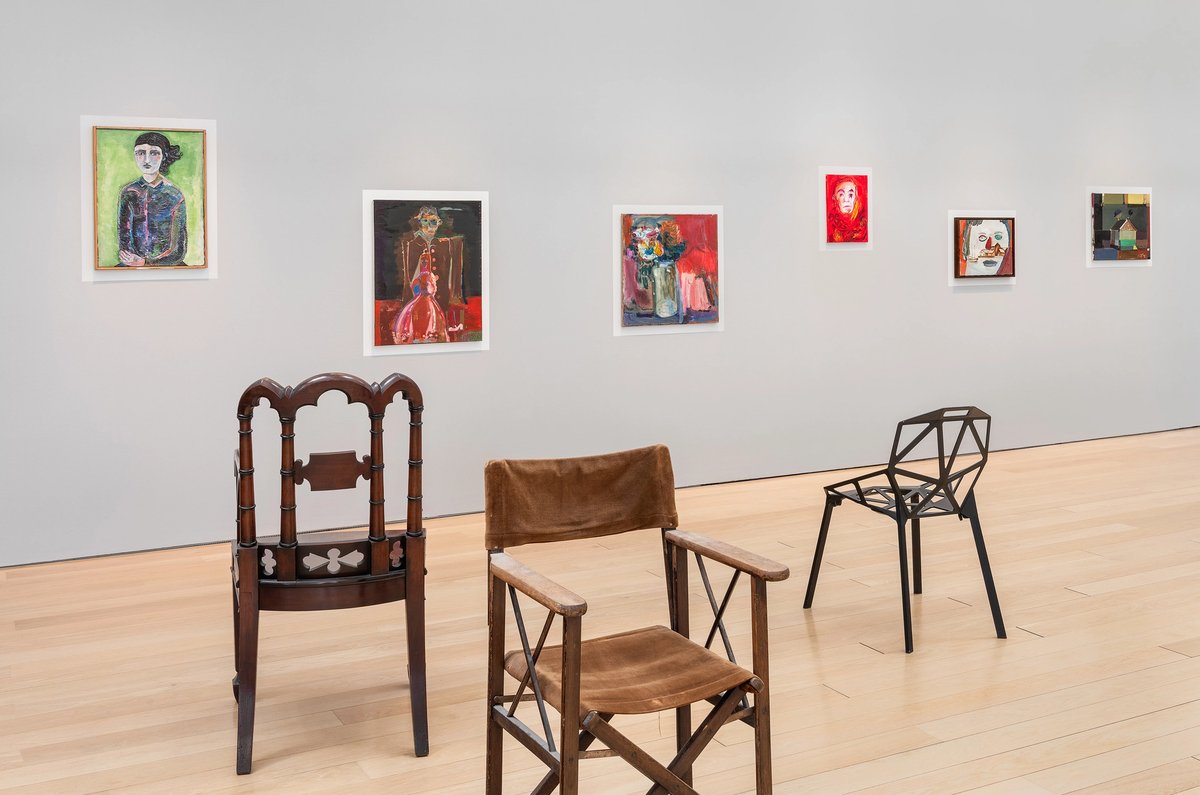 Salon at Lismore Castle Arts features an eccentric arrangement of chairs © Jed Niezgoda