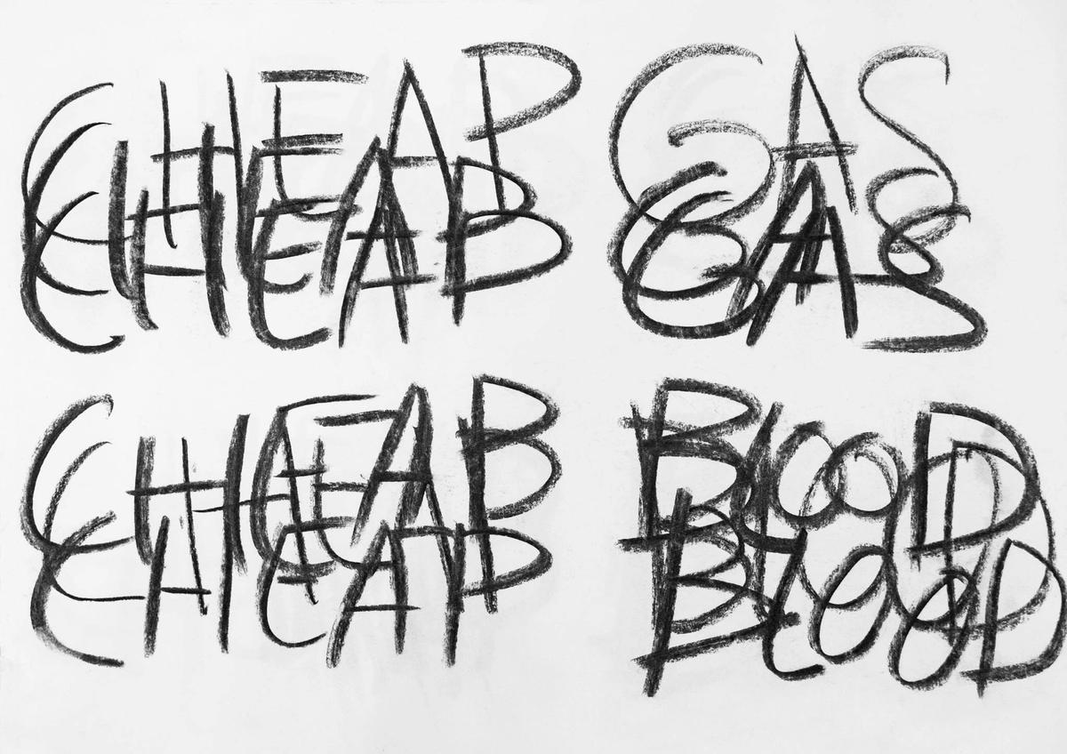 Nikita Kadan's work Cheap Gas, Cheap Blood (2022), will go on show during Tibilisi Gallery Weekend and will be available to buy as a poster Courtesy of the artist and Gallery Artbeat