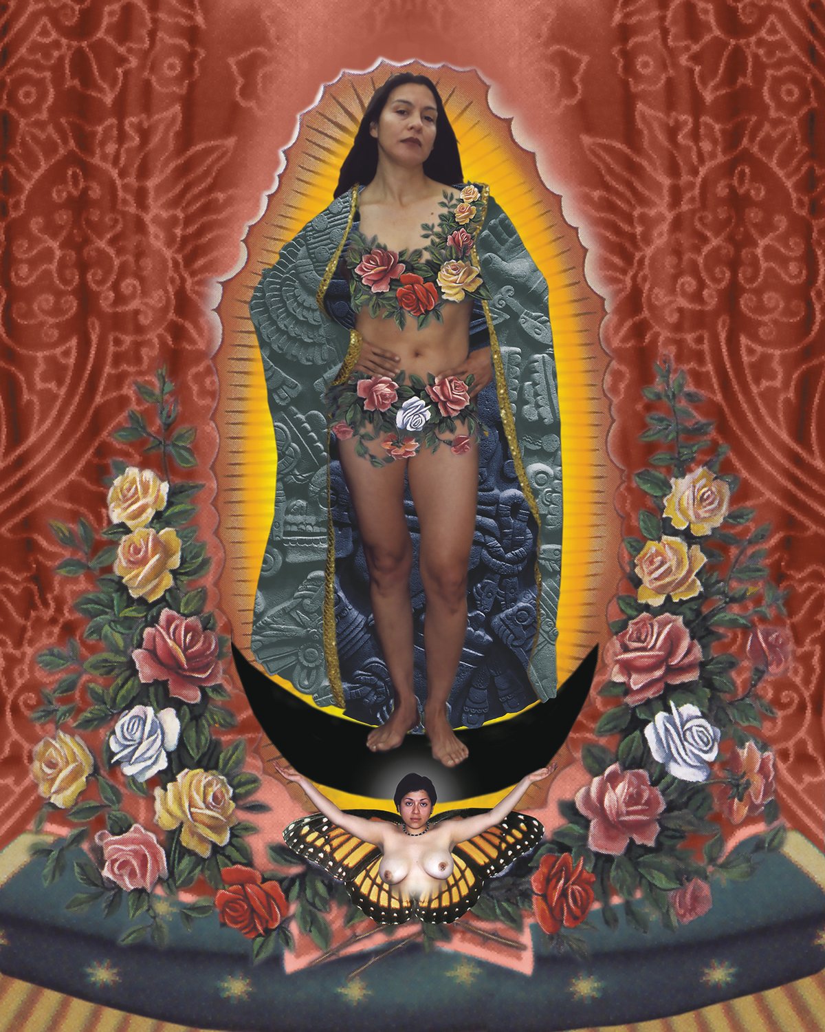 Alma López’s Our Lady (1999) was controversial for its subversion of the image of Our Lady of Guadalupe
Courtesy of the artist
