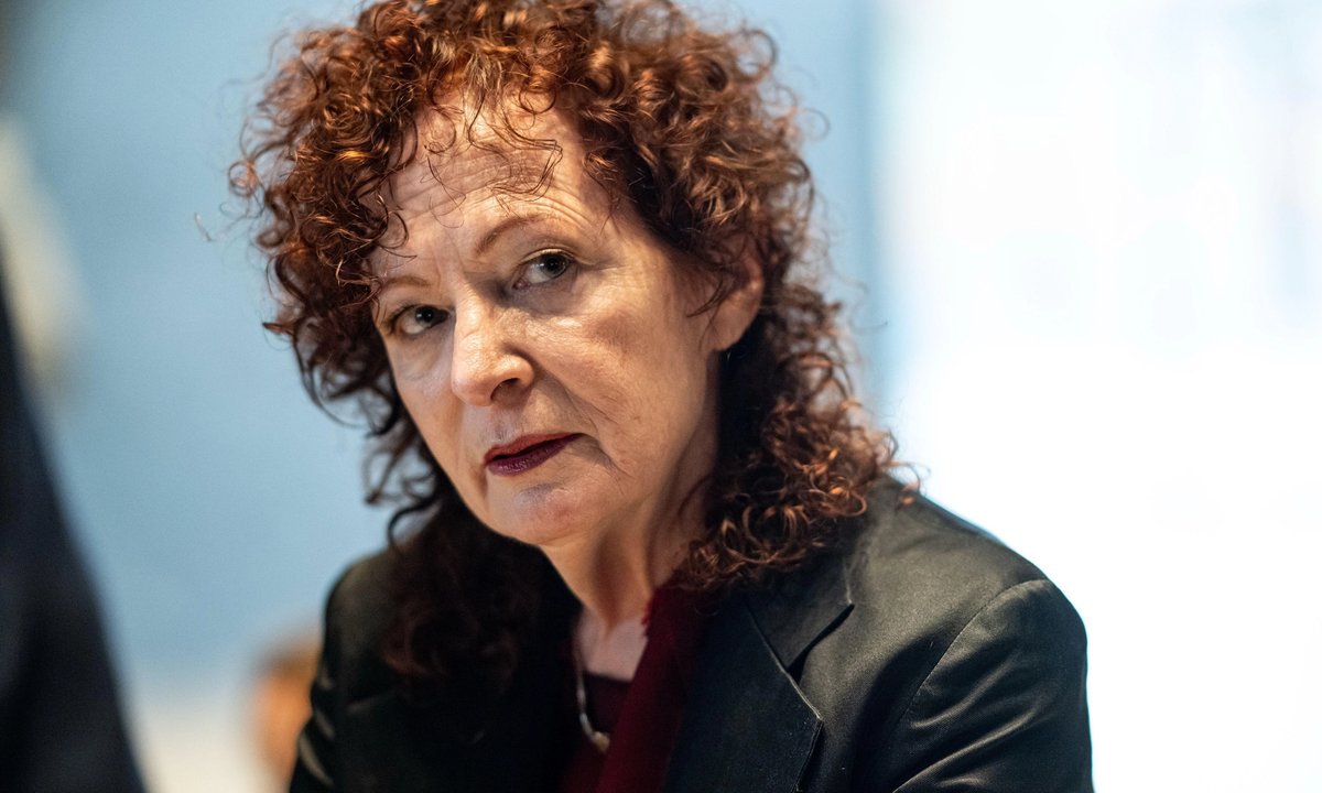 Nan Goldin pleads for Gaza at Berlin opening disrupted by protesters’ chants