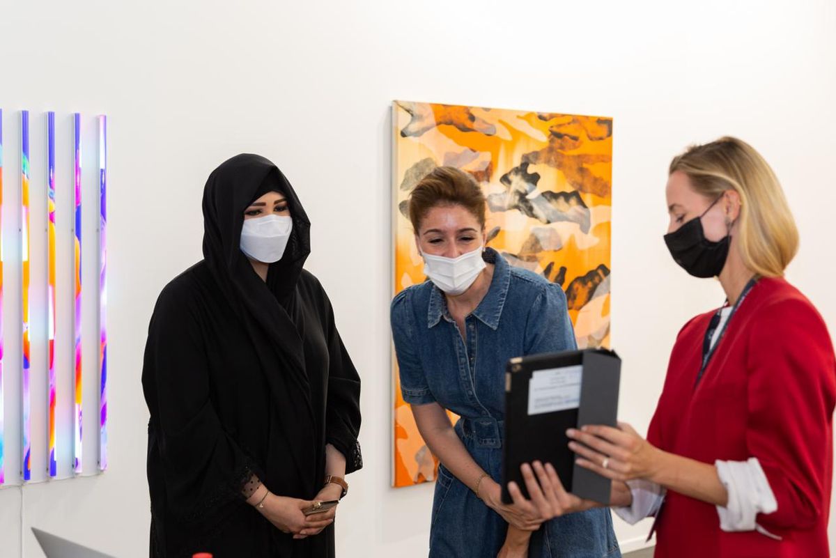 Art Dubai is taking place in a new location to help adhere to safety protocols © Image: courtesy of Art Dubai