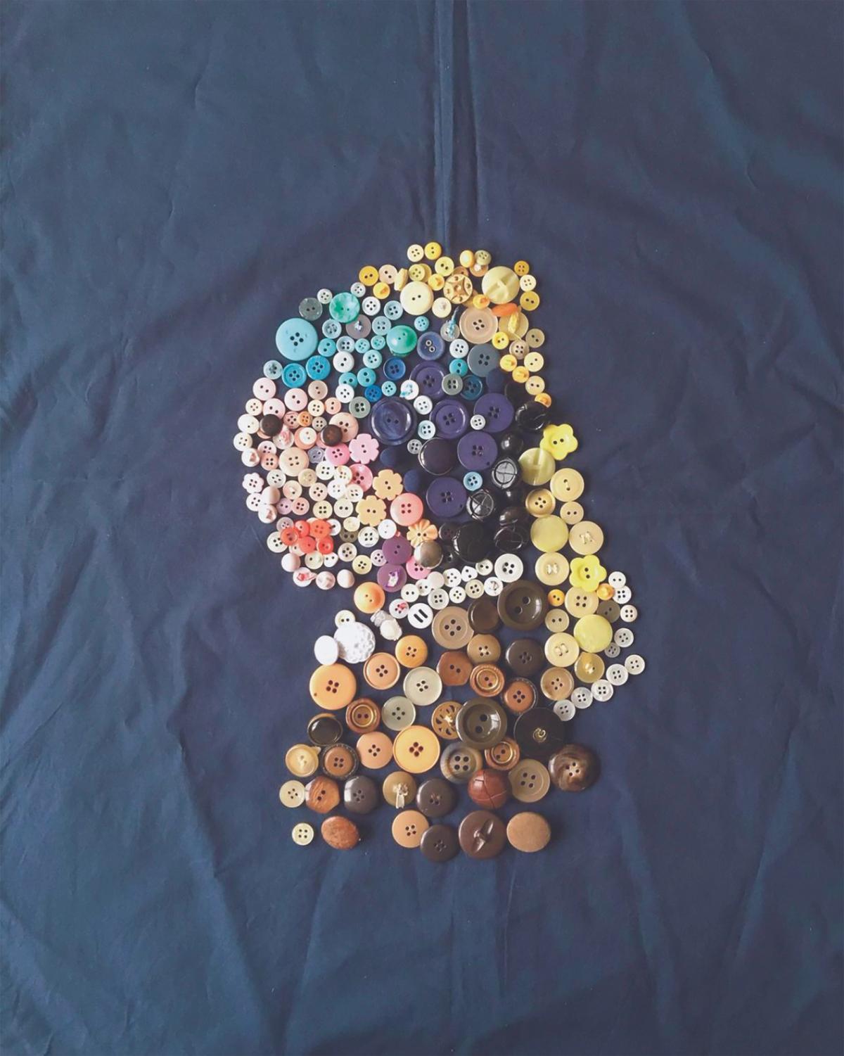 One of the entries to the My Girl with a Pearl initiative at the Mauritshuis museum. Fans of Vermeer’s painting are invited to send in photographs of their own interpretations
© thisgirlwithapearl