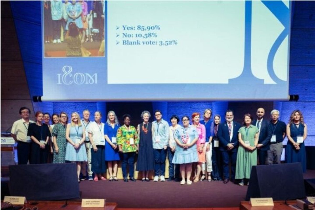 Icom’s new code of ethics approved during Icom’s 41st general assembly in Paris on 25 June
Courtesy of Icom