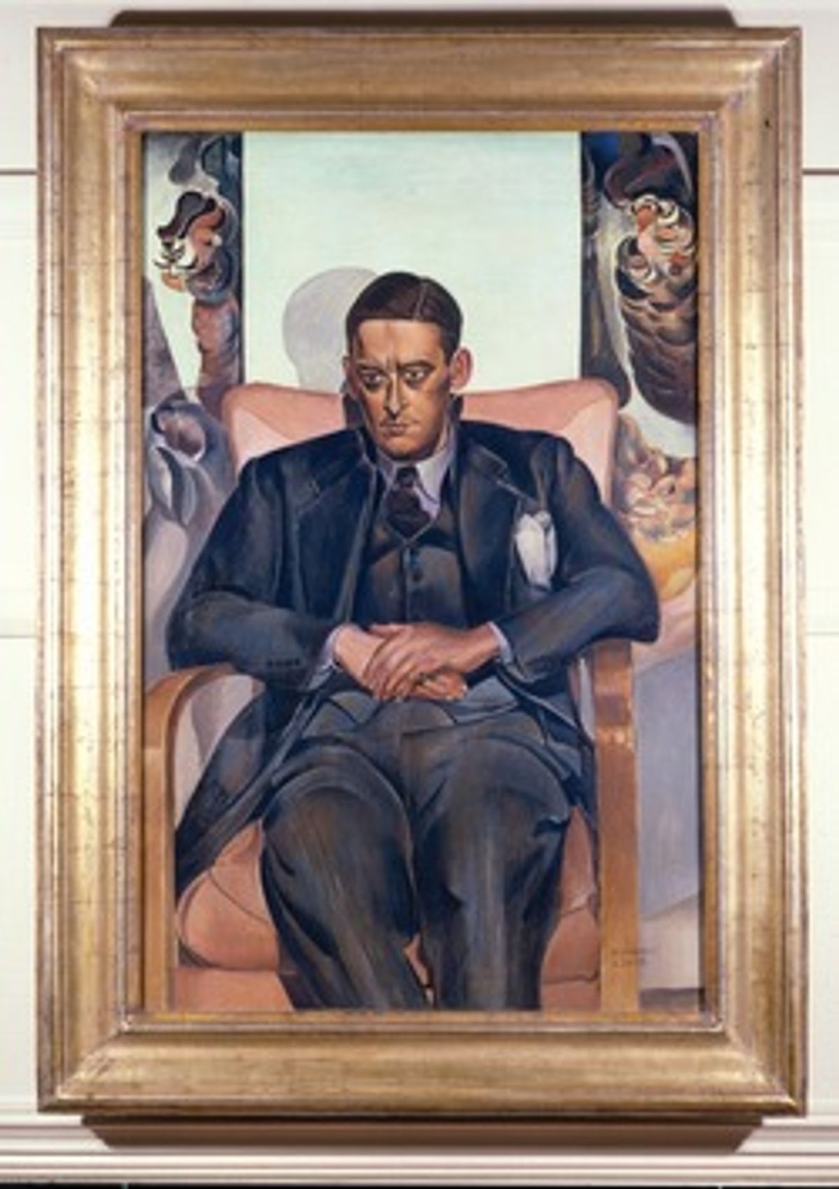 Wyndham Lewis’s 1938 painting of T.S. Eliot (Image: courtesy of Durban Art Gallery. © The Wyndham Lewis Memorial Trust/Bridgeman Images. Photo: Liana Turner)