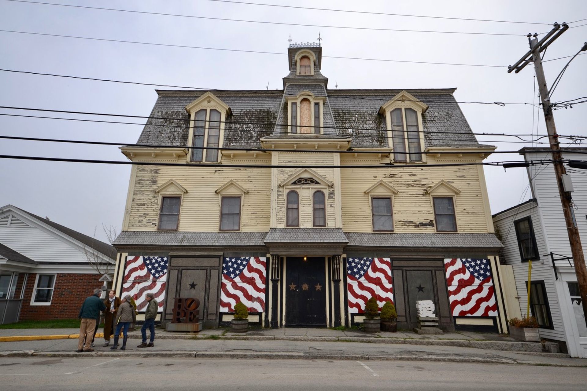 The Star of Hope Foundation is working to turn the artist Robert Indiana's former home on the island of Vinalhaven, Maine into a museum Photo: Maine Preservation