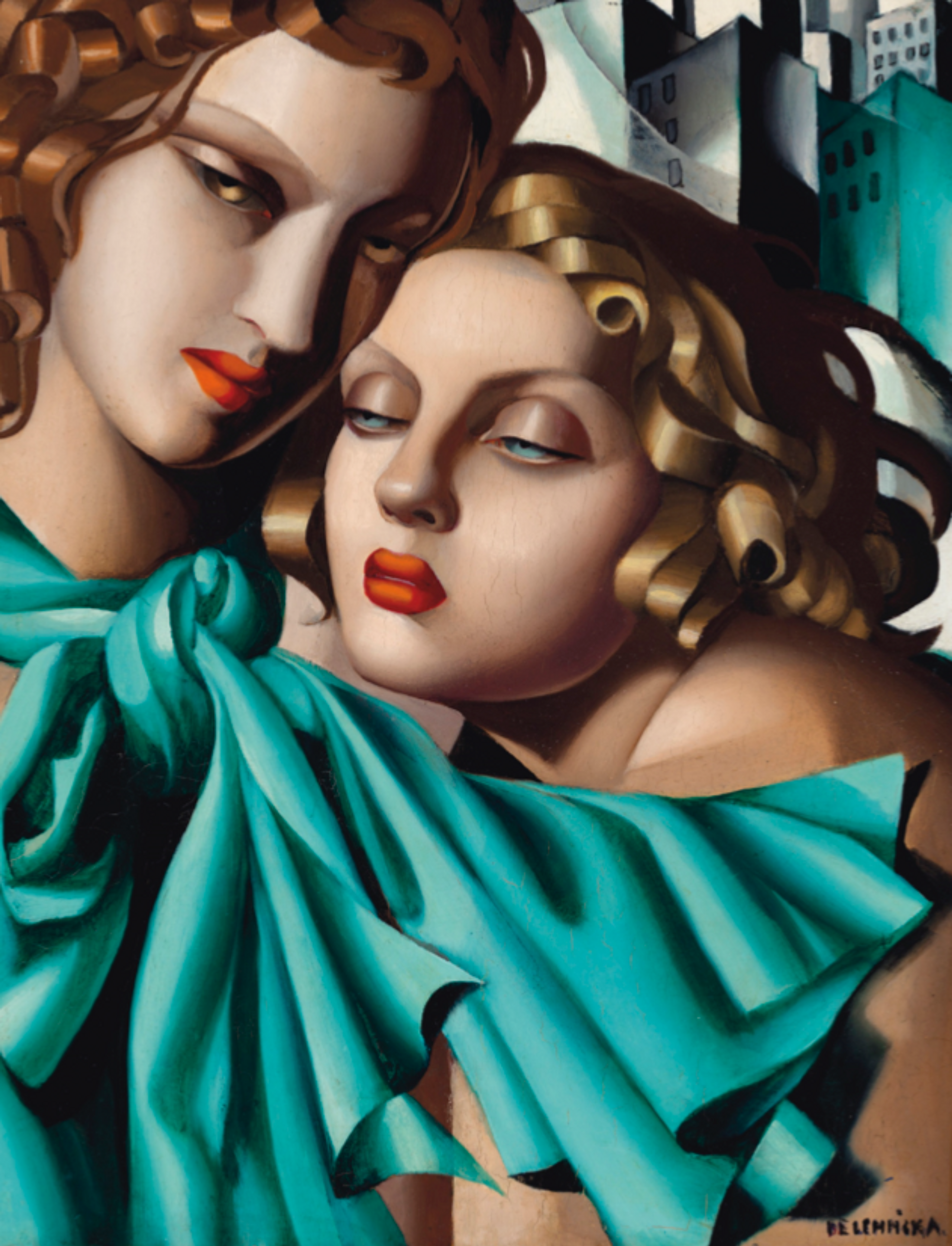 Tamara de Lempicka's Les Jeunes Filles (circa 1930) is on view at Kosciuszko Projects. The work will be offered by Christie's on 11 November in its Impressionist and Modern art evening sale. Christie's Images Ltd.