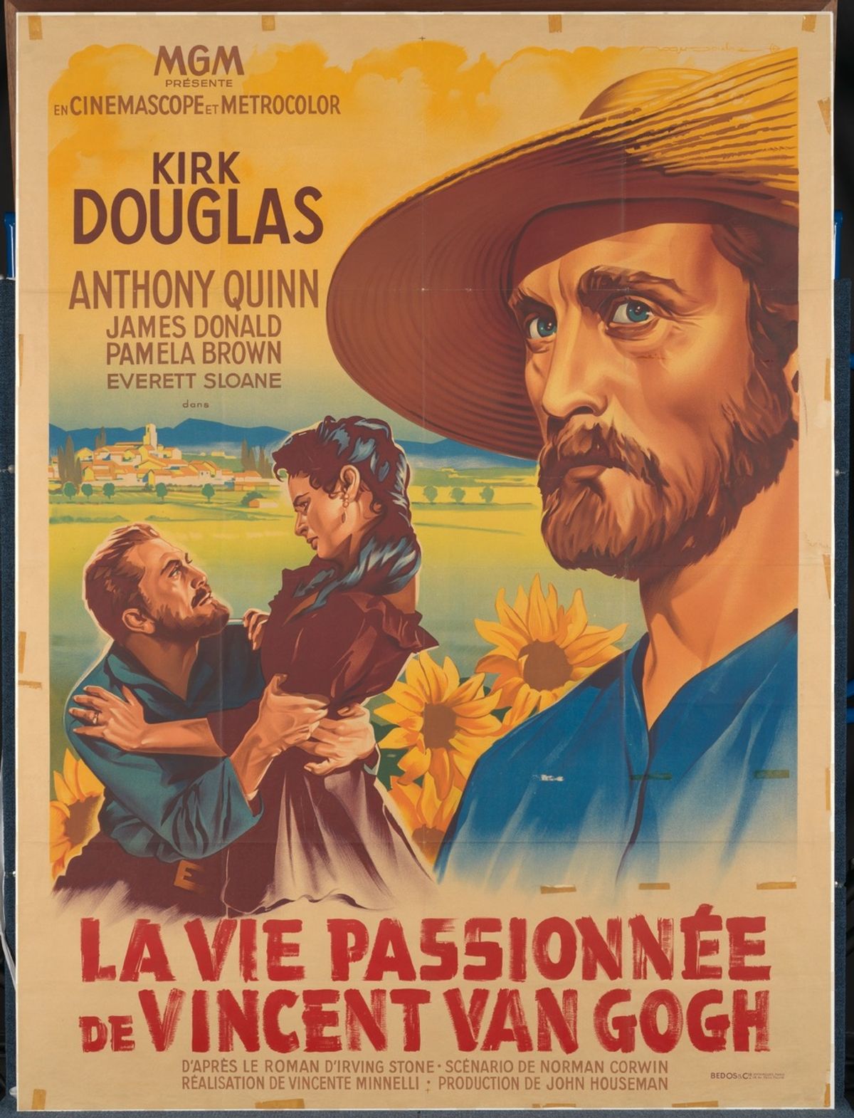 Poster for the French version of Lust for Life (1956) Courtesy of Van Gogh Museum, Amsterdam