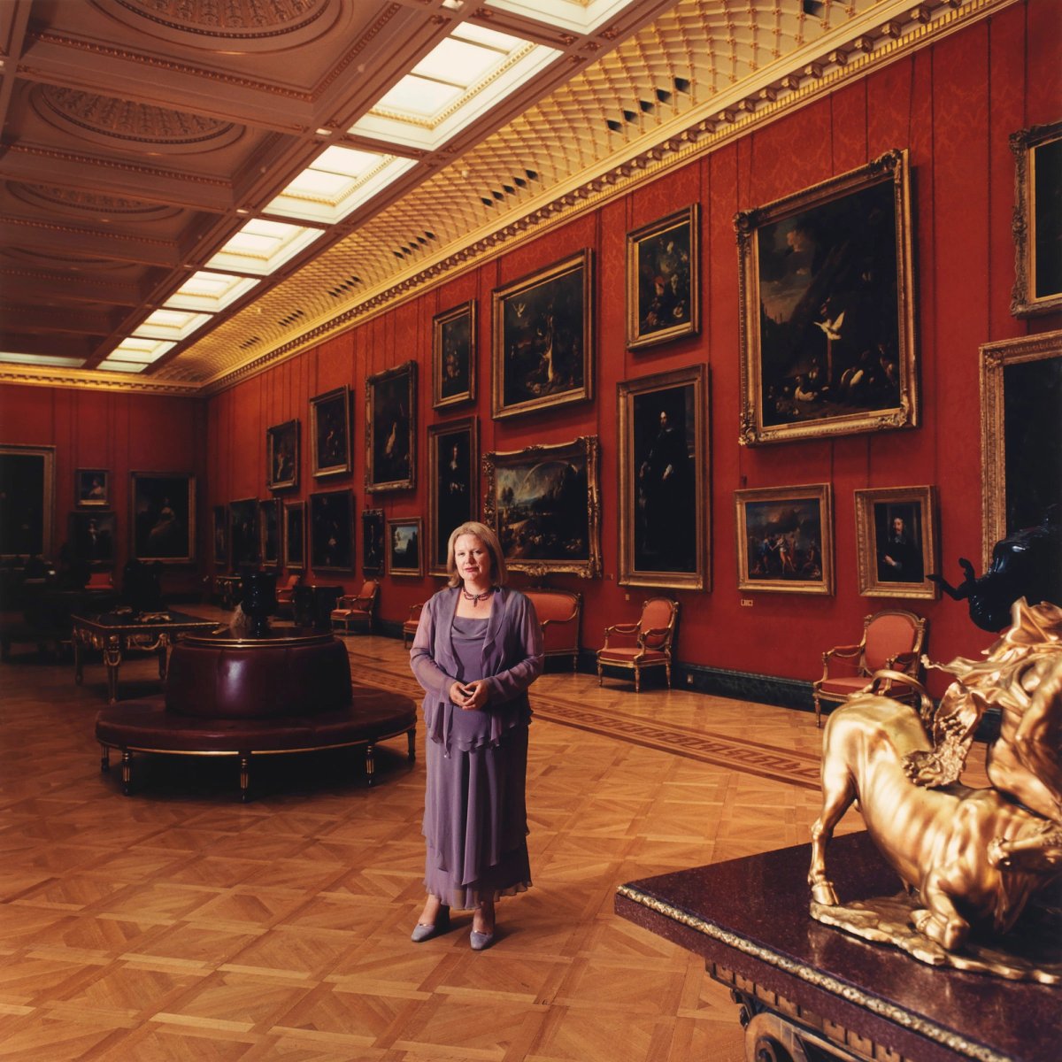 Savill was not only the director, but also the Wallace’s internationally regarded curator of 18th-century French porcelain and goldsmiths’ work, a role she relished
© National Portrait Gallery, London