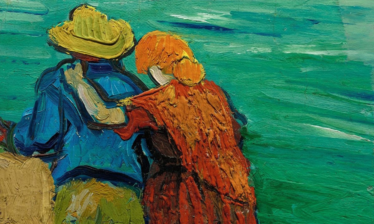 Van Gogh S Depiction Of Two Lovers Sliced Out Of A Landscape Painting Comes Up For Sale
