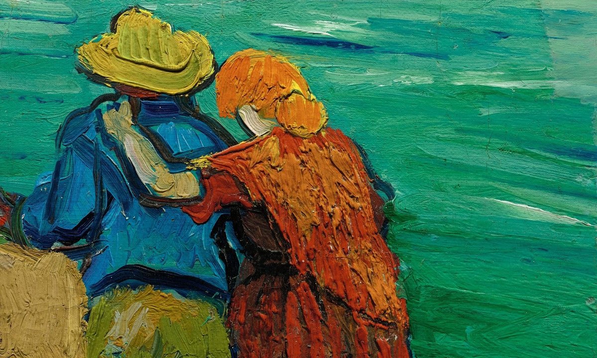 Van Gogh S Depiction Of Two Lovers Sliced Out Of A Landscape Painting Comes Up For Sale Van Gogh S Depiction Of Two Lovers Sliced Out Of A Landscape Painting Comes Up For Sale