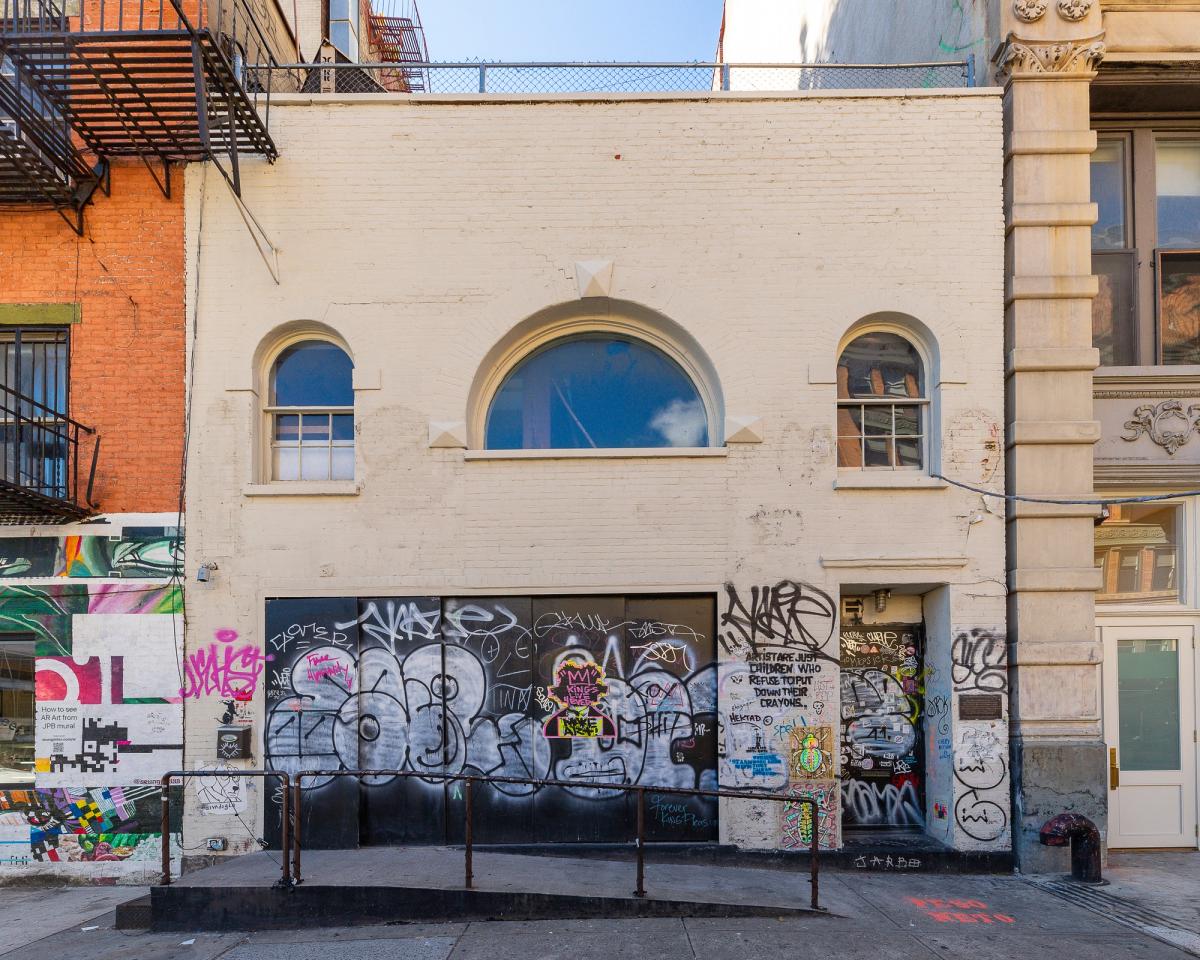 Jean-Michel Basquiat lived, worked and died at the 57 Great Jones Street property in Manhattan. Courtesy Meridian Retail Leasing