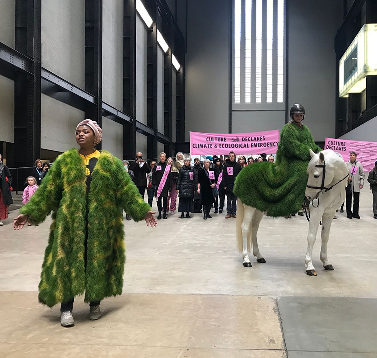 Culture Declares Emergency at the Tate Modern's Turbine Hall Courtesy of Louisa Buck