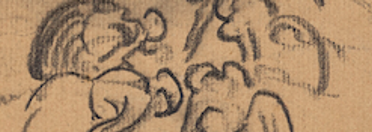 Van Gogh’s Pickers of Peas (Cueilleuses de pois) (June 1890) (detail)
Christie’s