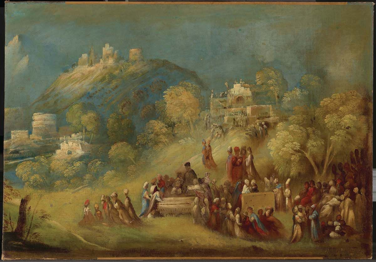 A rediscovered panel from Dosso Dossi’s Aeneas frieze (around 1519-20) Courtesy of the National Gallery of Art