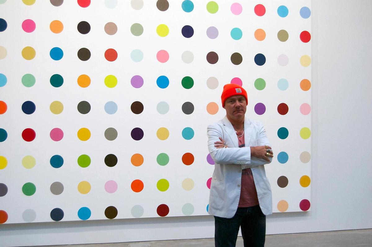 Damien Hirst is considered a safe bet in a troubled art market Photo: 	Andrew Russeth