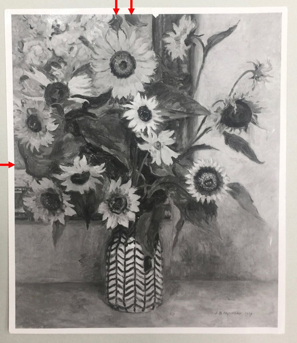 James Boliver Manson, Sunflowers (1939), private collection