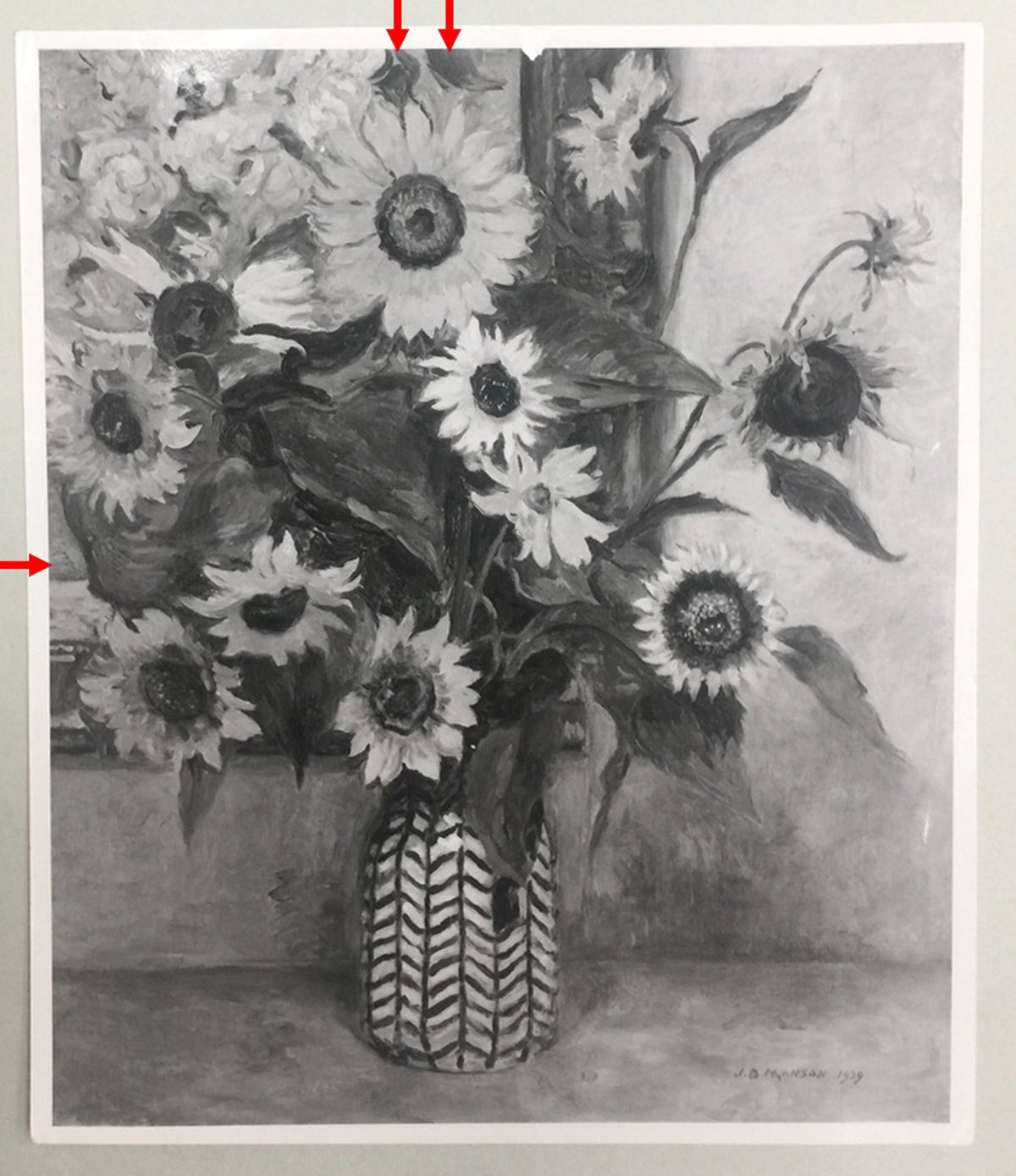 James Boliver Manson, Sunflowers (1939), private collection