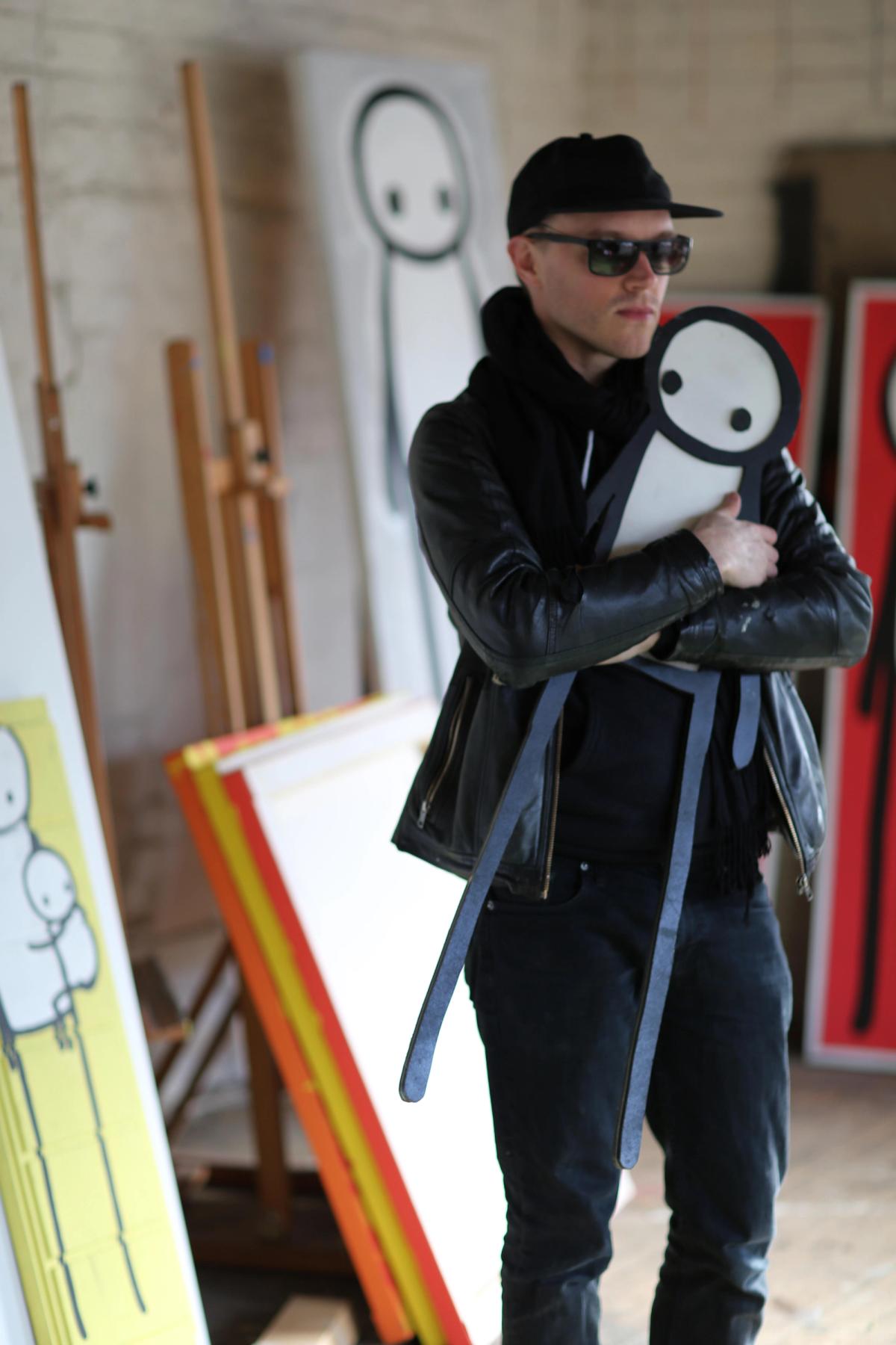 The artist Stik courtesy Voices: East London