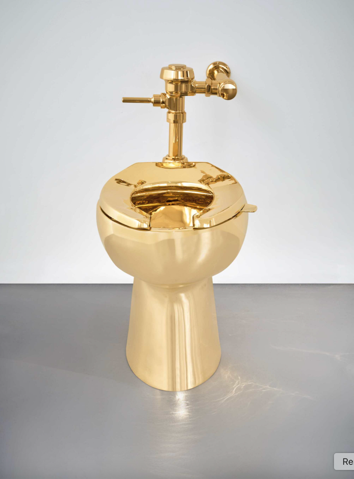 Maurizio Cattelan, America (2016) hammered at Sotheby's New York for $10m

Courtesy of Sotheby's