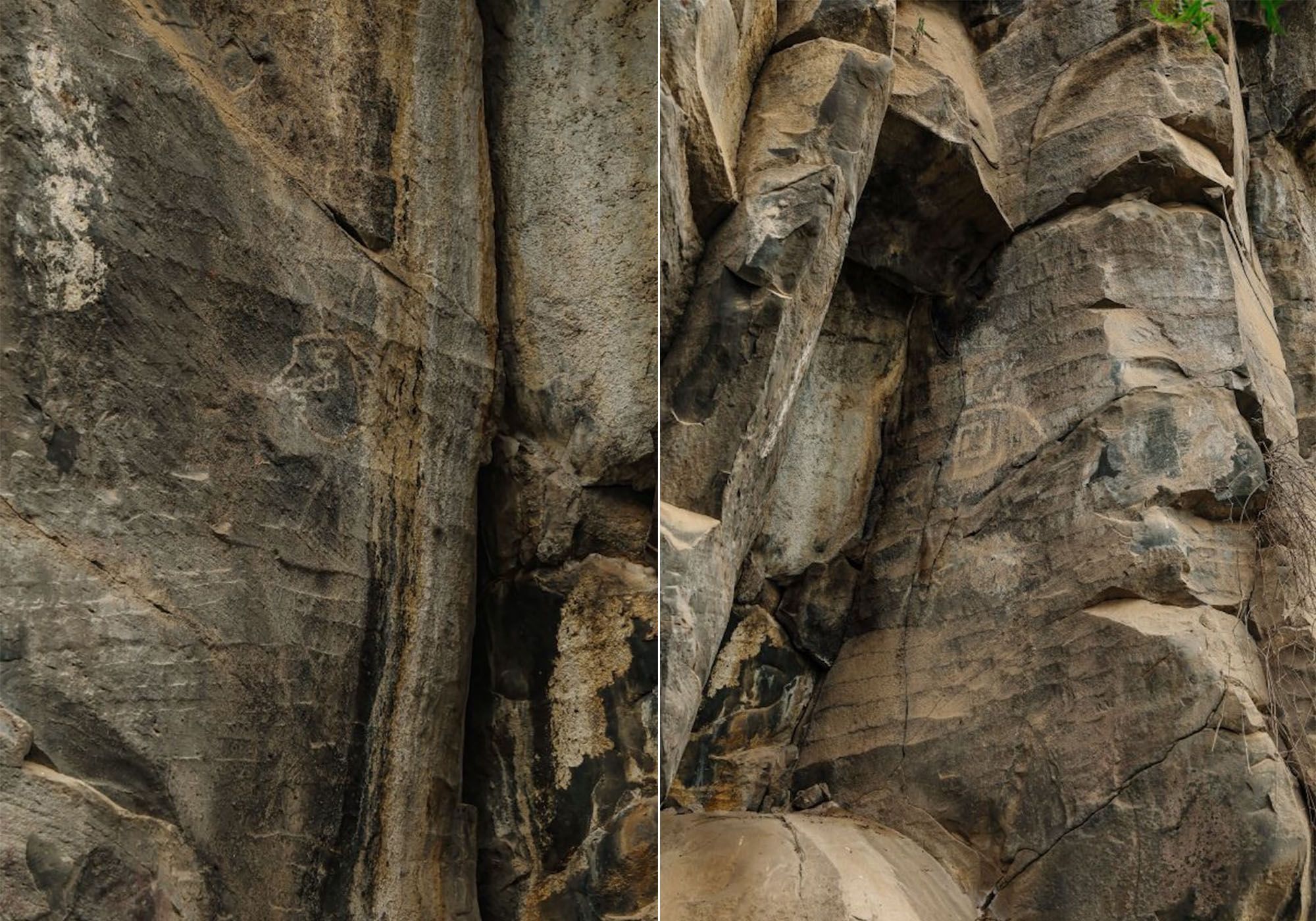 The railway construction route was modified to preserve these heritage sites at El Venado in Mexico's Hidalgo state Photos: Gerardo Peña, Instituto Nacional de Antropología e Historia