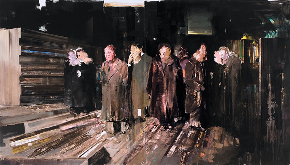 Adrian Ghenie, Nickelodeon, 2008 (in two parts) © Adrian Ghenie. Photo: Katrin Hammer Sachfotografie, Berlin/