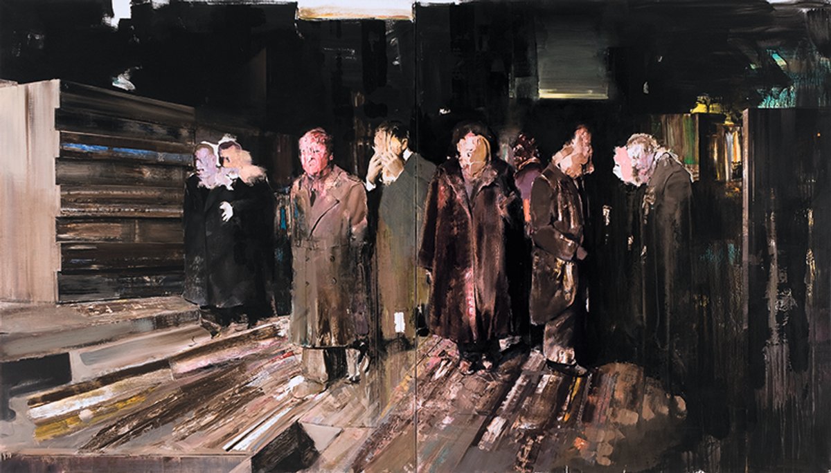 Adrian Ghenie, Nickelodeon, 2008 (in two parts) © Adrian Ghenie. Photo: Katrin Hammer Sachfotografie, Berlin/