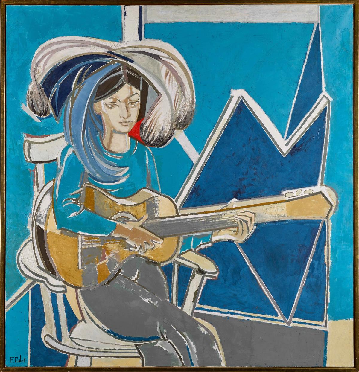 Françoise Gilot's Paloma à la Guitare Courtesy of Sotheby's