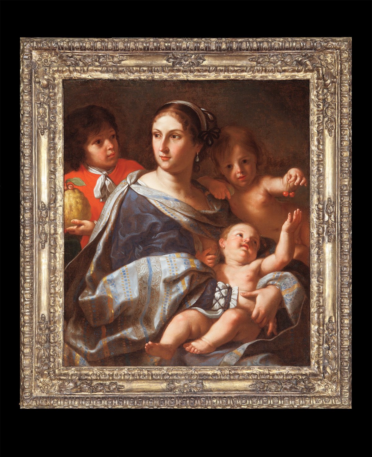 Elisabetta Sirani, Portrait of Anna Maria Ranuzzi as Charity, 1665 Courtesy Robert Simon Fine Art