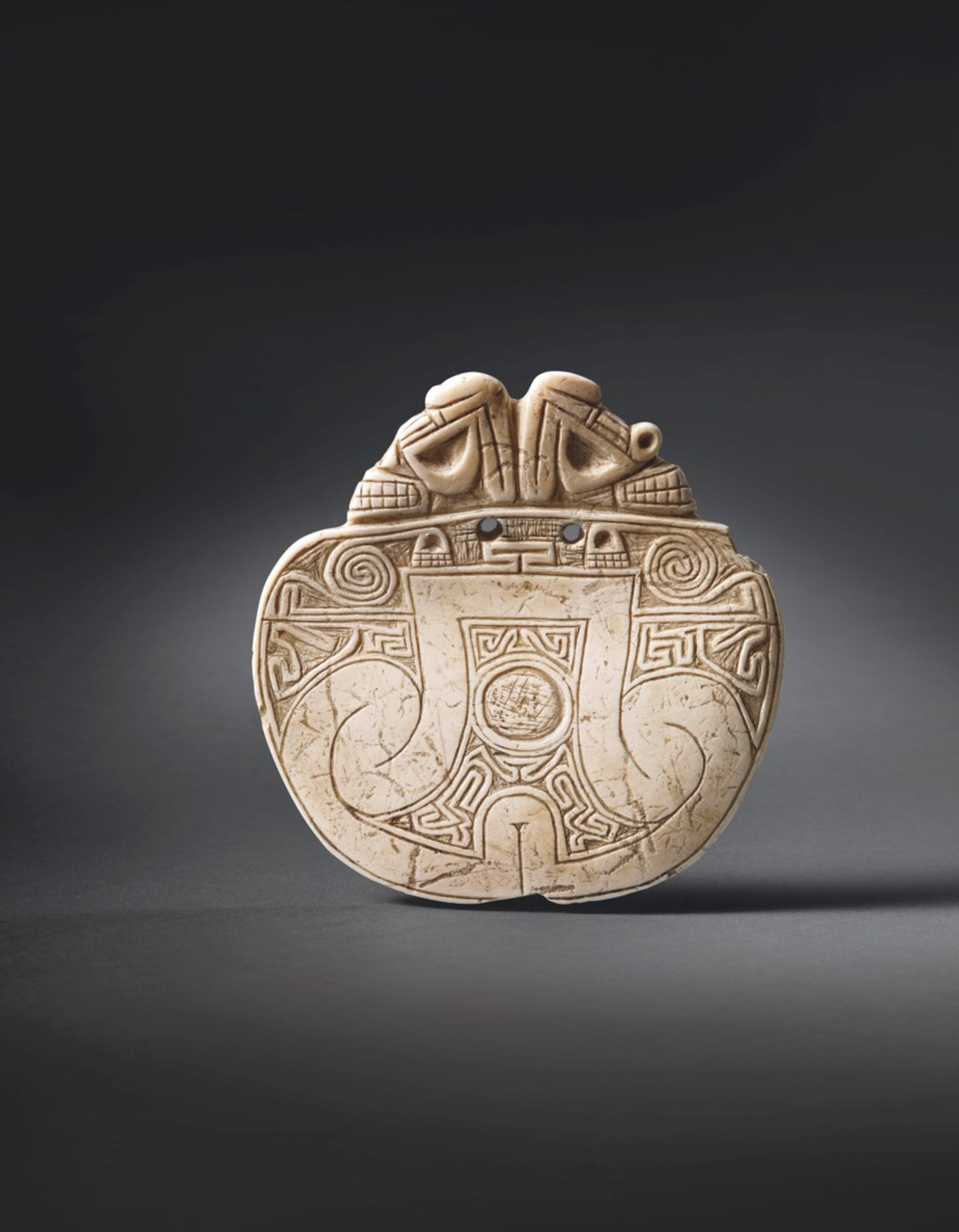This Taino pendant being auctioned at Christie's has an estimate of €135,000-€180,000 Courtesy: Christie's