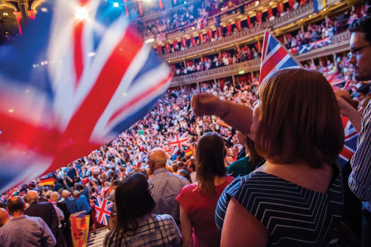 This year’s Last Night of the Proms at London’s Royal Albert Hall Guy Bell/PA