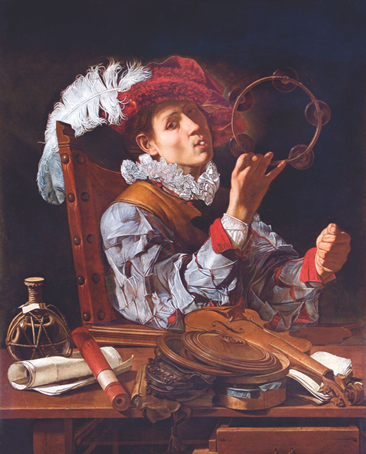 Who’s that boy? Cecco del Caravaggio’s Fabbricante di Strumenti Musicali (1610) © Historic England Archive