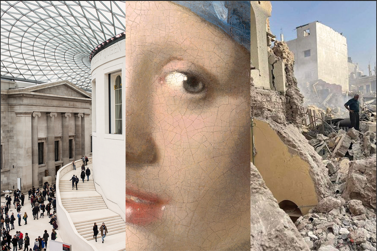 In the last episode of the year, host Ben Luke sits down with our Americas editor and contemporary arts correspondent
Credits: Nicole Baster, unsplash; Johannes Vermeer, Girl with a pearl earing, 1665; Heritage for Peace