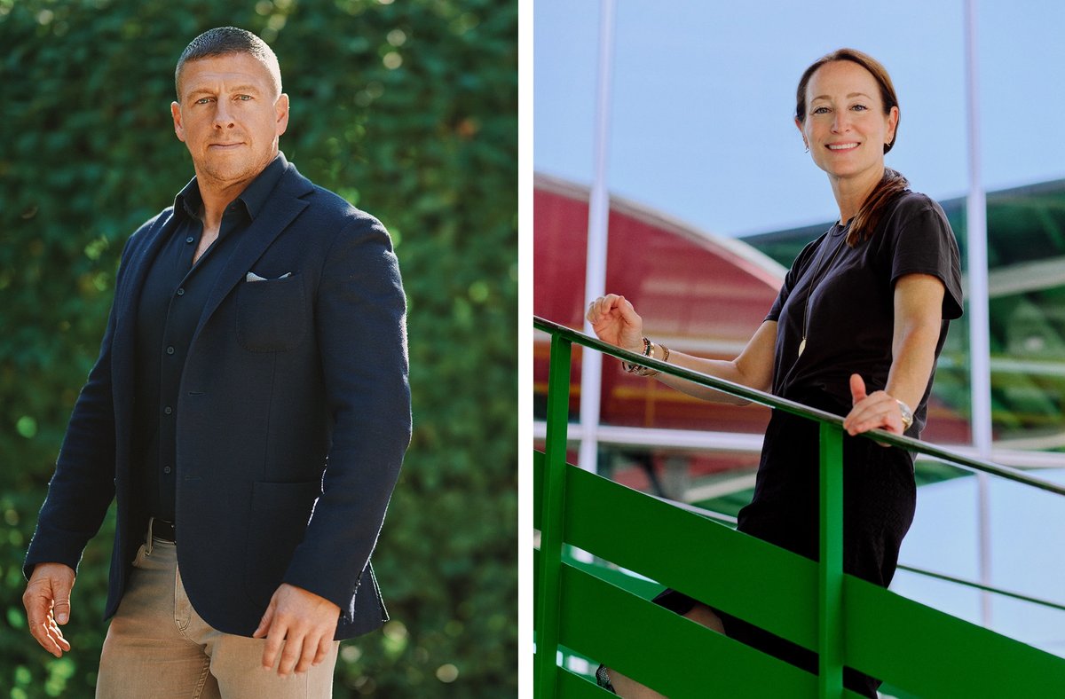 Craig Hepburn (left) and Hayley Romer (right) will join Art Basel as chief digital officer and chief growth officer
© Hepburn: Photo by Anoush Abrar; Romer: Photo by Noé Cotter. Both courtesy of Art Basel