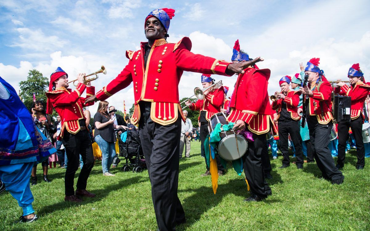 Desi Carnival, a festival taking South Indian performance styles as its inspiration, is one of many events staged recently by Greater Manchester-based organisation Global Grooves. The organisation recently worked with its local community to install a small hydro turbine to generate renewable energy for its venue

Courtesy of Global Grooves