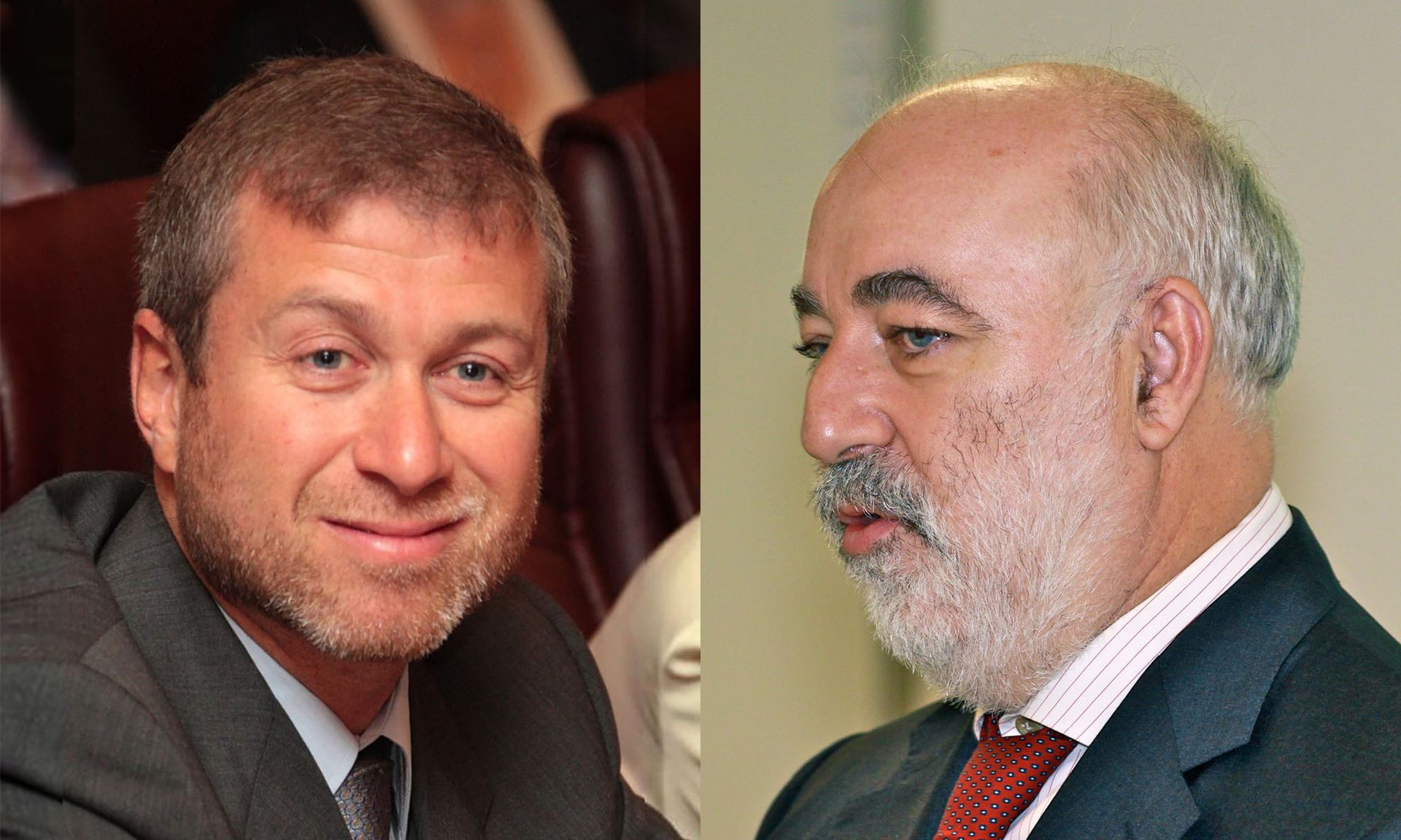 Roman Abramovich (left) and Viktor Vekselberg are among the Russian art patrons who have been subject to US sanctions Abramovich: Photo by Marina Lystseva, via Wikimedia Commons. Vekselberg: Photo by Jürg Vollmer, via Flickr, CC BY-SA 2.0.