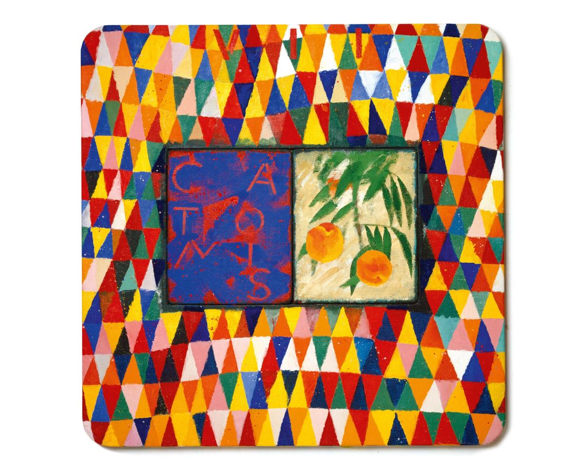 Joe Tilson's Conjunction Peschi, Catonis (2003) Cristea Roberts Gallery, London; Advanced Graphics, London. Photo: Tilson Family Archive