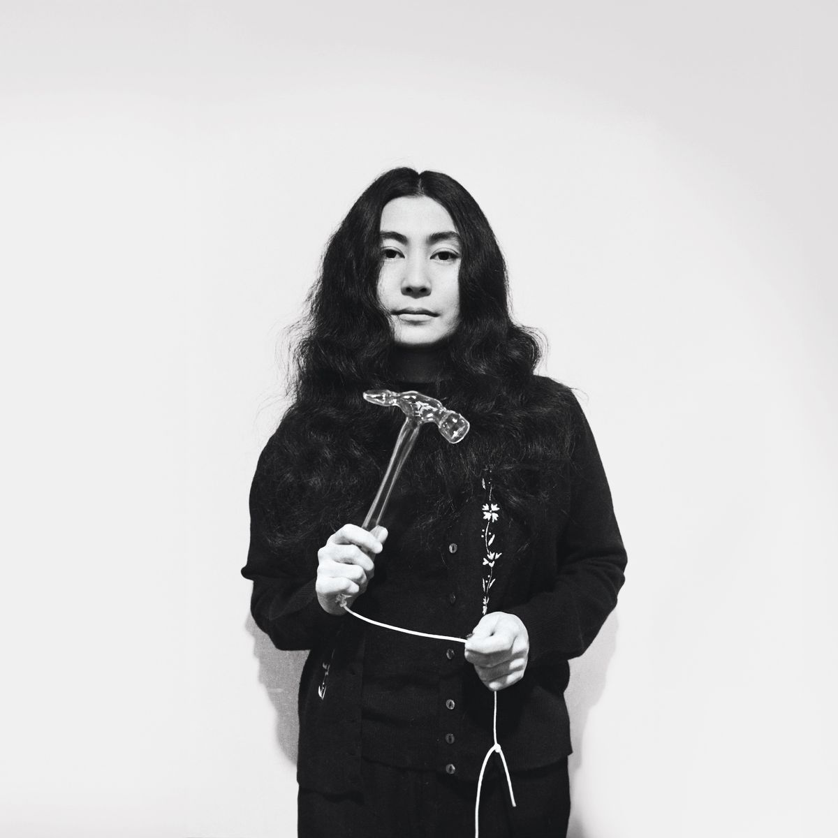 Yoko Ono with Glass Hammer, 1967, from Half-A-Wind Show, Lisson Gallery, London, UK, 1967 Artwork © Yoko Ono. Photo © Clay Perry