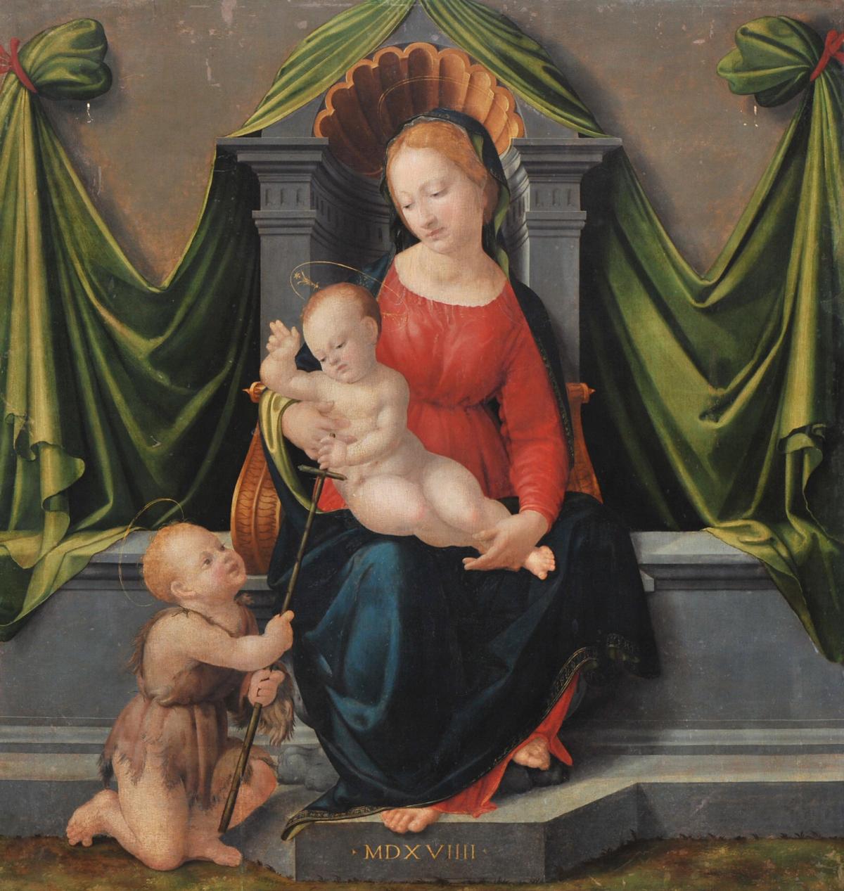 Francesco Granacci, Enthroned Madonna and Child with the Infant Saint John, 1519

Courtesy of Gemäldegalerie, Berlin State Museums. Property of the Museum of Western and Eastern art Odesa / Christoph Schmidt