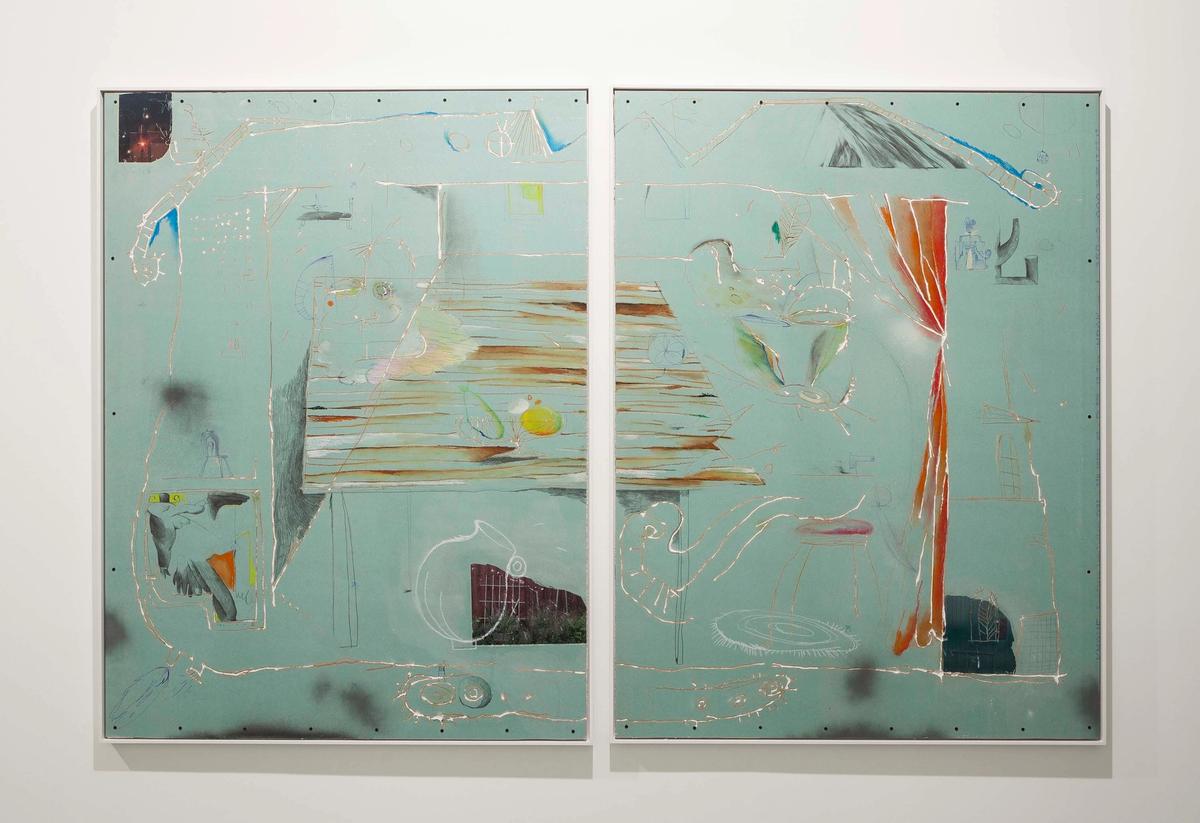 Mirak Jamal's At home, where the smell of steamed cabbage does not bother, where it's just me below my father (2017) Courtesy of the artist. Photo: Sahir Uğur Eren