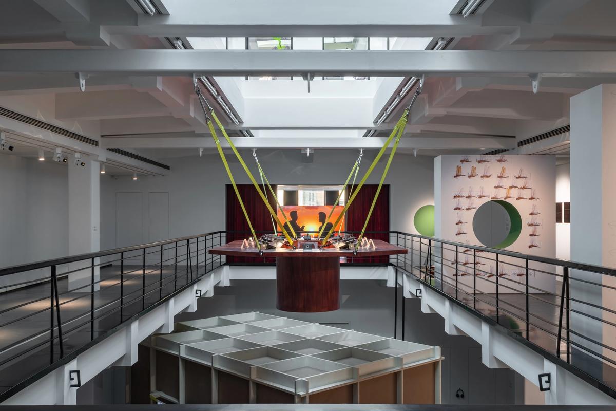 Installation view of Ash Moniz, A Crack in the Shape of Light Getting In at Rockbund Art Museum, Shanghai, 2 May-28 September 2025 © Rockbund Art Museum, Shanghai. Photo: Yan Tao