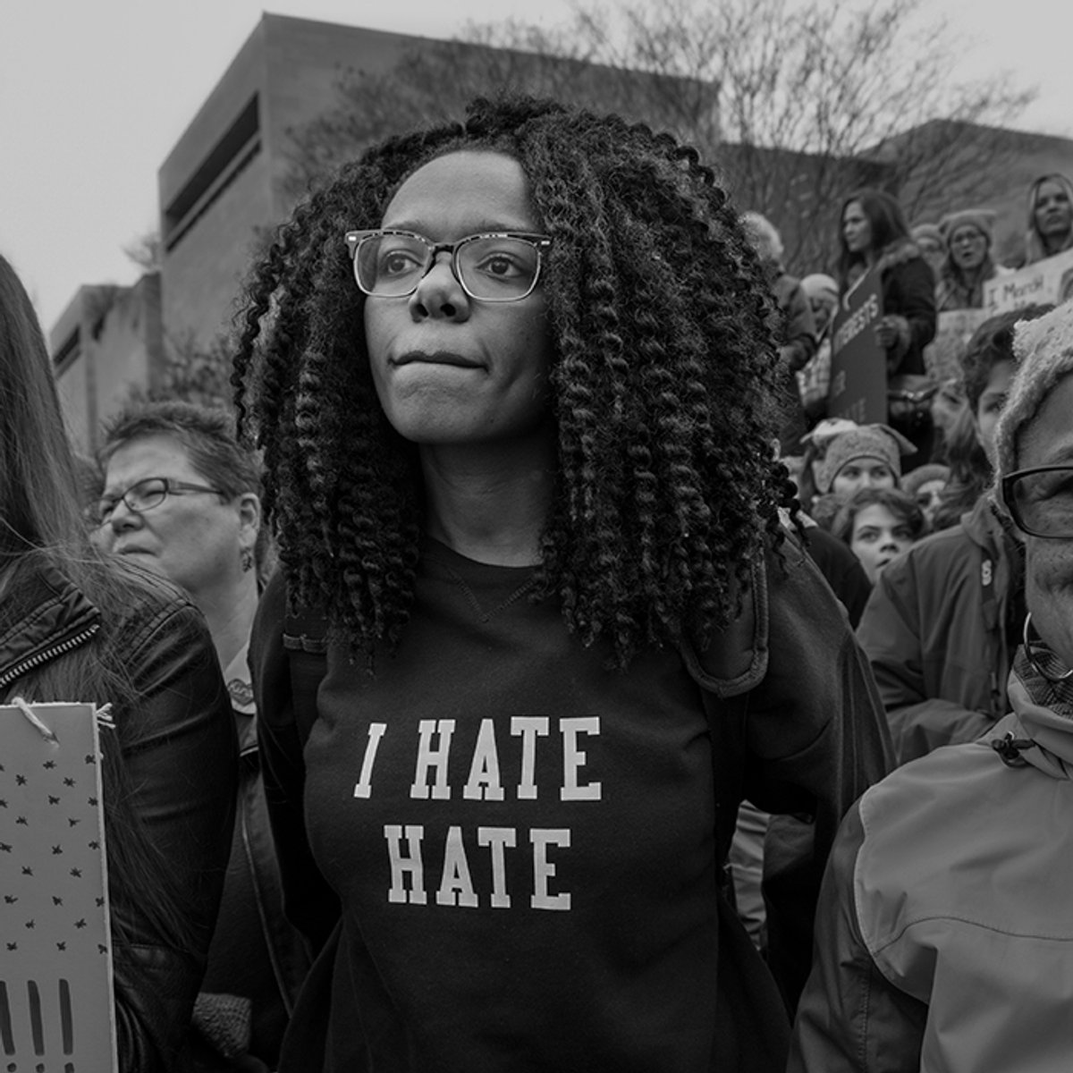 Larry Fink, Women’s March on Washington, January 21, 2017 Larry Fink