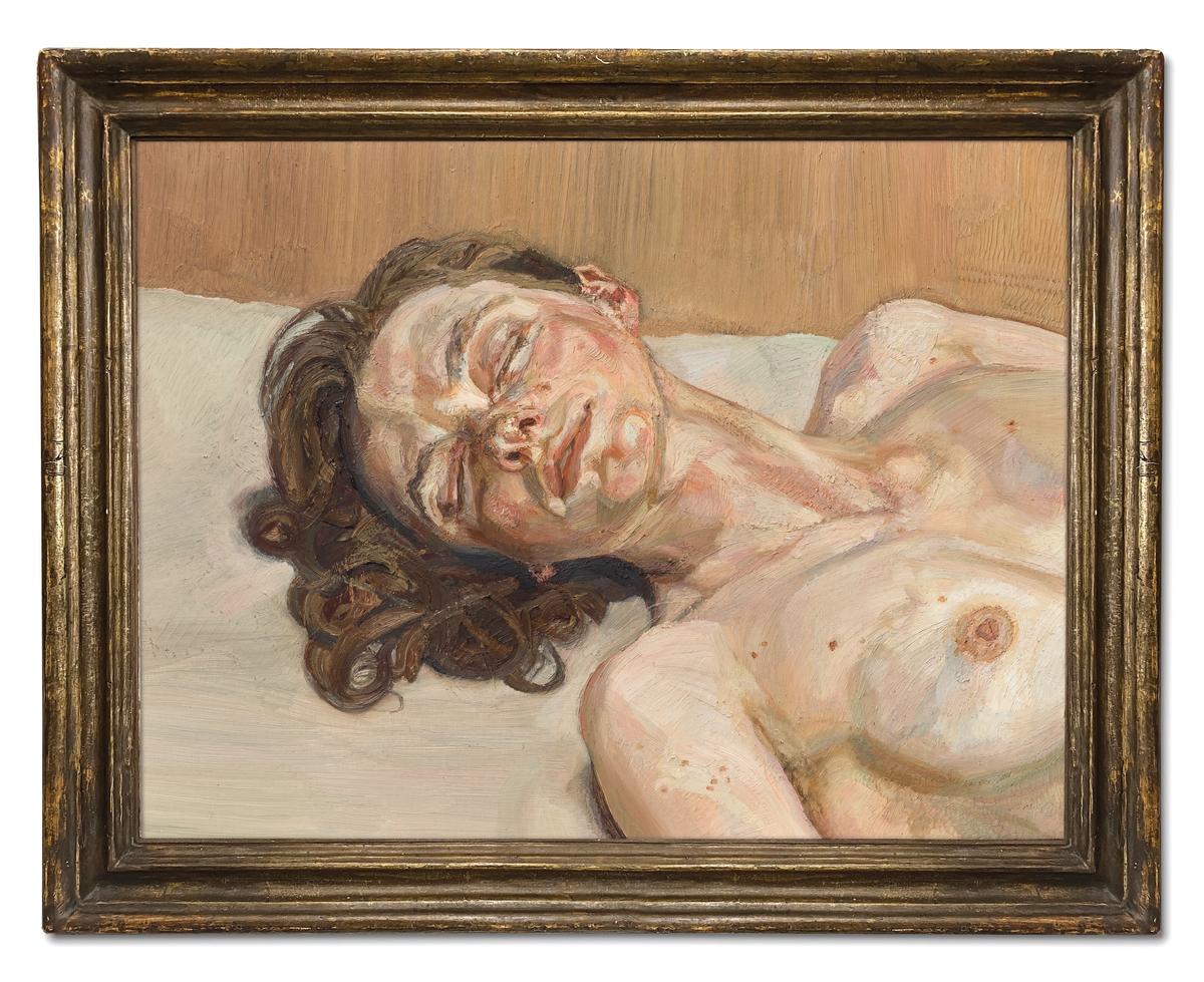 Girl with Eyes Closed (1986-87) captures Longman’s “quiet contentment”, says Katharine Arnold, the co-head of post-war and contemporary art, Europe at Christie’s © Christie’s Images Limited 2022
