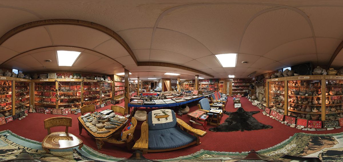 Officials confiscated around 8,000 pieces from a trove of more than 40,000 objects from various cultures, with around a third of the collection comprising Native American art works and human bones Courtesy of the FBI