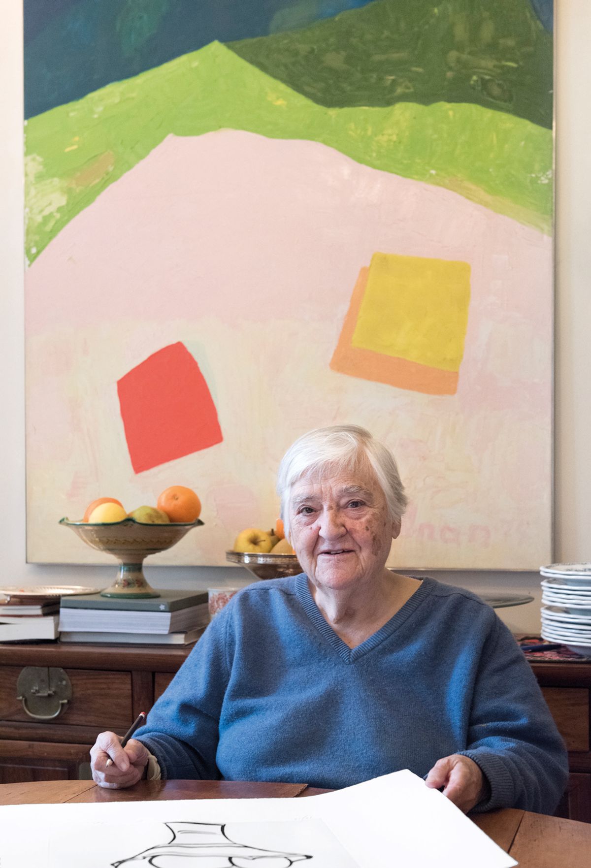 Etel Adnan Etel Adnan; Courtesy of Galerie Lelong