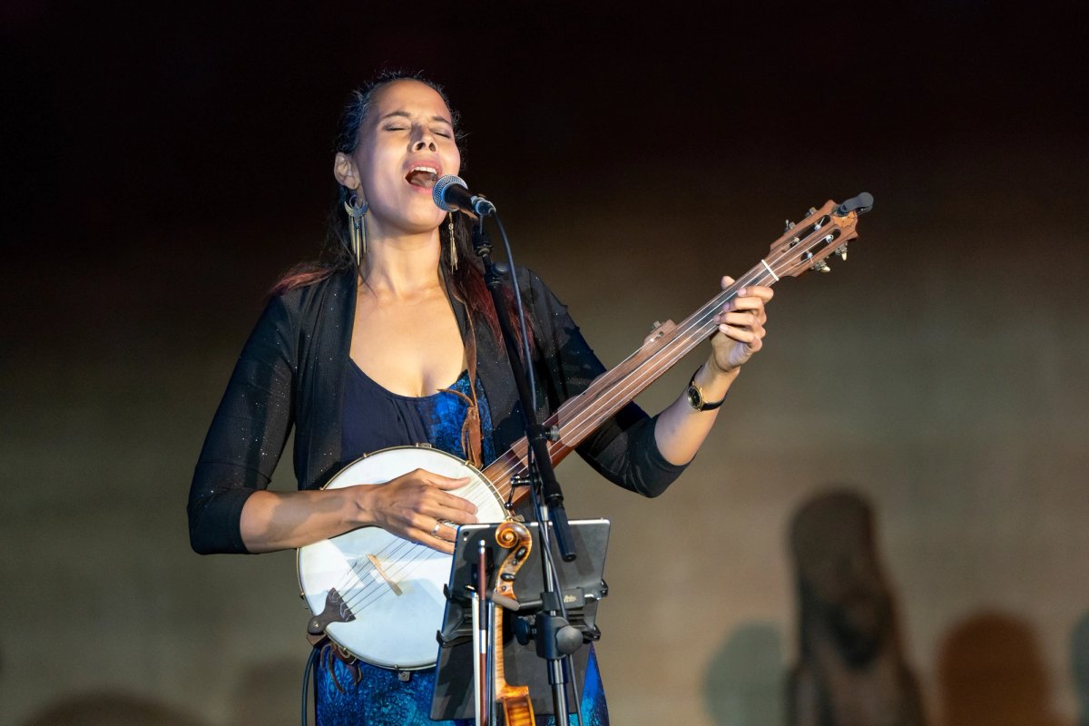The performance Gertrude Stein and Virgil Thomson: the Mother of Us All at the Metropolitan Museum of Art in 2020. Photo: Stephanie Berger.