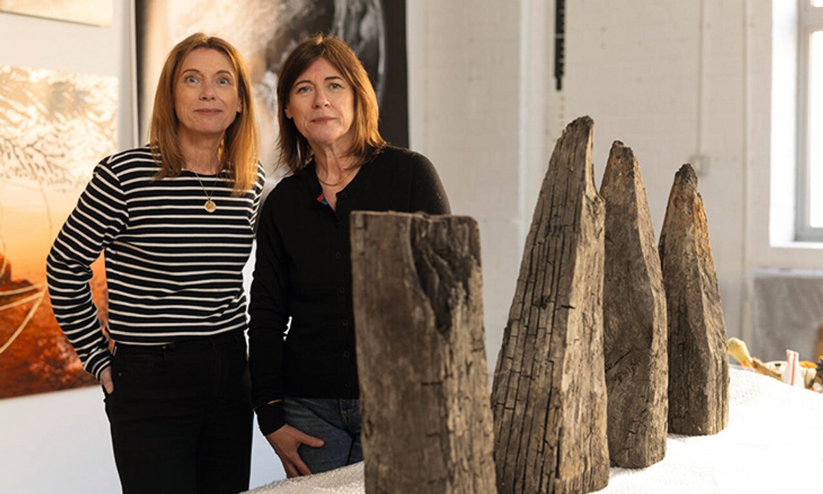 Artists travel back in time with work created from ancient wood discovered at lost London river