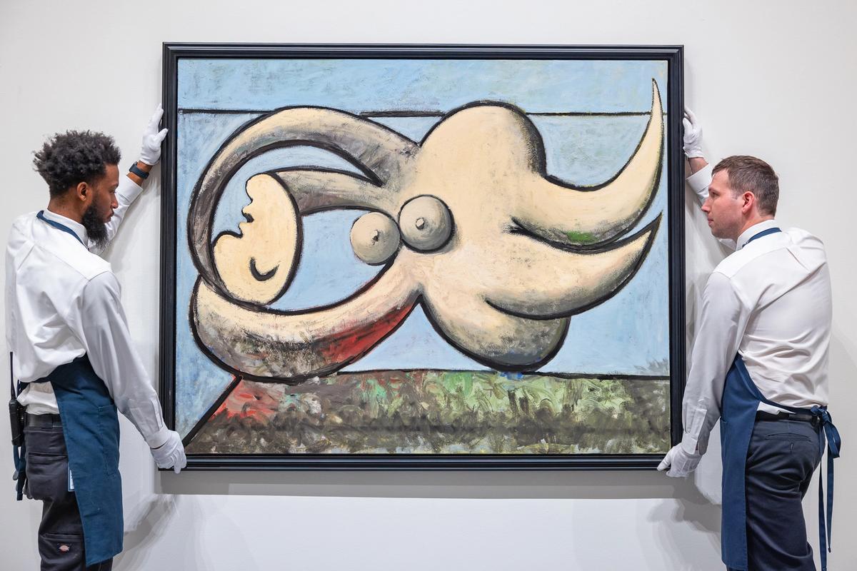 Picasso's Femme nue couchée (1932) will go on sale at Sotheby’s in May Photo: Julian Cassady/Sothebys