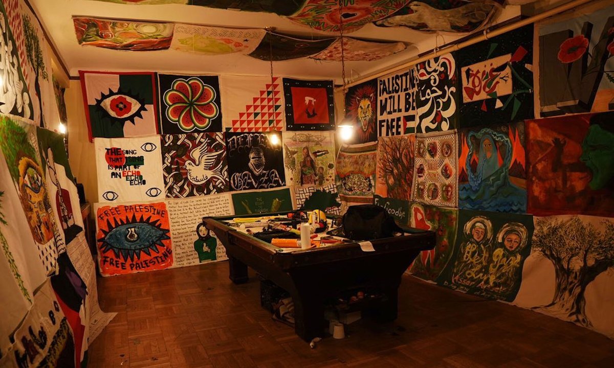 Exhibition at Columbia University seeks to bring renewed attention to war in Gaza Exhibition at Columbia University seeks to bring renewed attention to war in Gaza